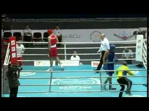 Super Heavy (+91kg) QF - Hrgovic Filip (CRO) VS Dychko Ivan (KAZ) -2011 AIBA World Champs