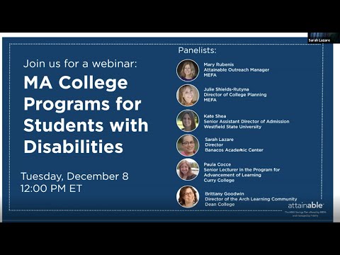 MA College Programs for Students with Disabilities