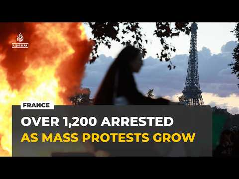 More than half a million protest across France as Paris sees clashes and arrests