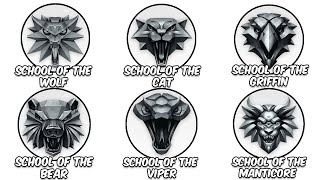 Every Witcher School Explained in The Witcher