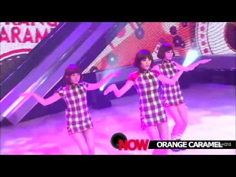 Live HD 720p 111104   Orange caramel   Shanghai romance   MTV The Show 720p