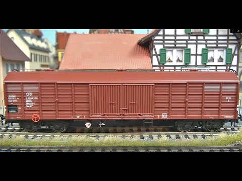 🇷🇴 🚆 Vagon marfă (HGD BRAWA 50400) H0 CFR 11-53-1901 tip GASFWV