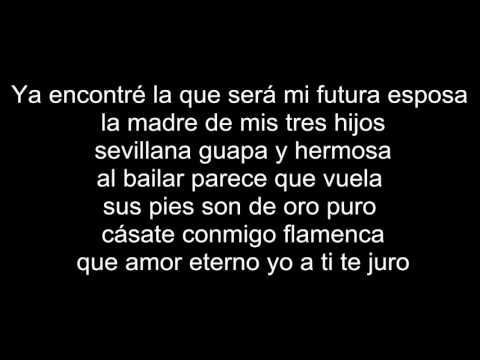 (Letra)-Fondo Flamenco-Mi Estrella Blanca