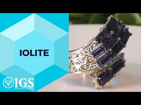 Iolite: The Gem of Enchantment and Mystery! 💜✨ #Iolite