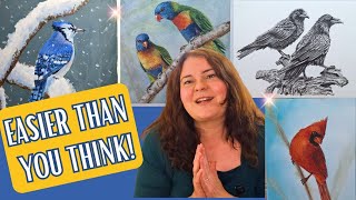 Struggling to Paint Birds? Use These Easy Tricks!