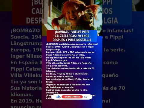 Pippi Calzaslargas canción en español