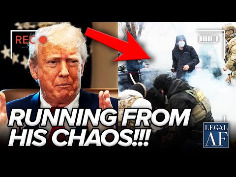 ALL HELL BREAKS LOOSE as Trump RUNS from CHAOS in COURT