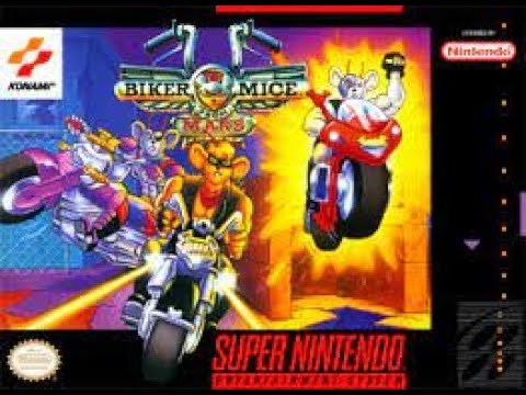 Biker Mice From Mars Playthrough (SNES)