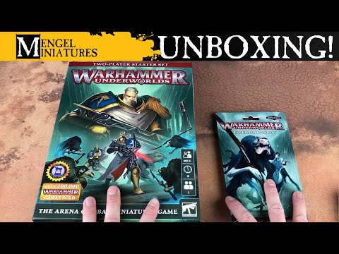 Warhammer Underworlds Starter Set and Expansion Cards Unboxing