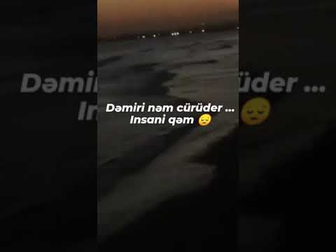 Bu həyatda çox qəm çəkmişəm və çəkirəm 💔🥺