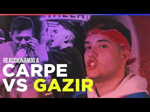 ¡LA BATALLA MÁS DIFÍCIL DE VOTAR!ANALIZAMOS EL CARPEDIEM VS GAZIR DE RED BULL BATALLA INTERNACIONAL