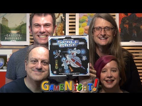 Space Base - GameNight! Se6 Ep23 - How to Play and Playthrough
