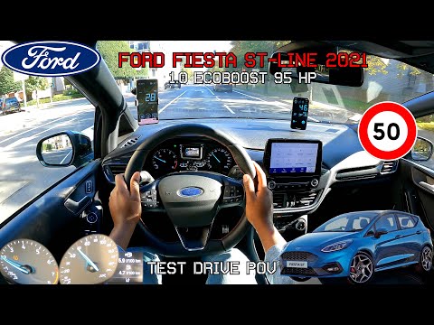 2021 FORD FIESTA ST Line 1.0 EcoBoost (95 PS)-  ACCELERATION TEST DRIVE & SOUND