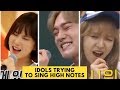 Kpop Idols Trying To Sing High Notes (Tears For SO CHAN WHEE)