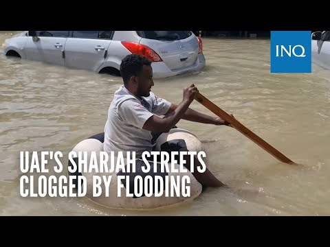 UAE's Sharjah streets clogged by flooding