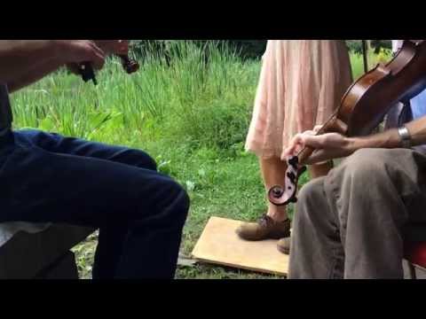 “Bibb County Hoe Down" - Jon Bekoff RIP & Nate Paine - Twin Fiddles & Miss Moonshine buckdancing