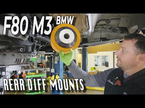 BMW F80 M3 Rear Differential Mounts - Replacing & Upgrading