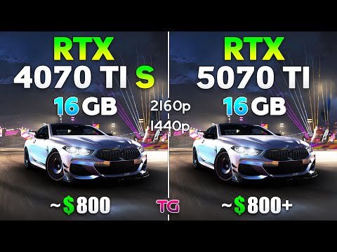 RTX 5070 Ti vs RTX 4070 Ti SUPER - Test in 1440p & 4K