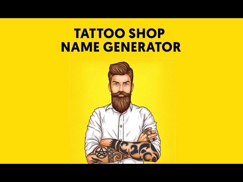 Tattoo Shop Name Ideas ‐ Tattoo Store Name Generator