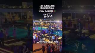 Happy New Year 2026 from Msc Euribia and msc friend gilda Luna ❤️ #happynewyear2026 #msceuribia