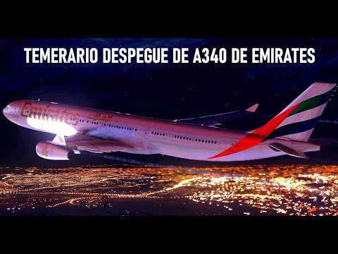 Temerario Despegue de Avión Pesado - Emirates 764