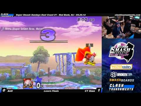 SSS EC 01 - Anti vs CT Xzax - Losers Finals - SSBB