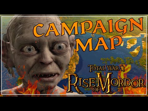 CUSTOM MIDDLE EARTH CAMPAIGN MAP - Total War: Rise Of Mordor