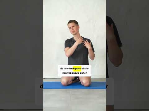 Scalene stretch for the cervical spine: How to relieve neck tension!