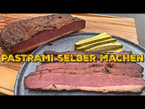 PASTRAMI aus dem Smoker - gepökelte Rinderbrust zuhause räuchern