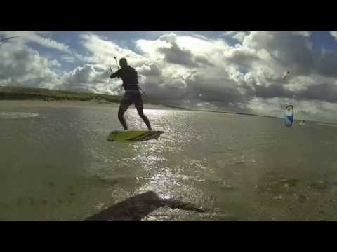 Kitesurfing at the best spots in Holland / kitetrip to kos Greece gopro 2014