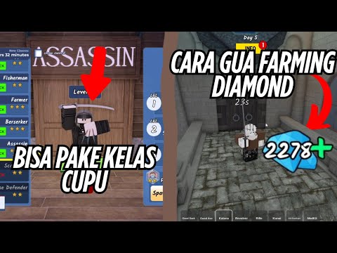 Cara Gua Farming Diamond di Roblox 99 Night in the Forest 😱💎