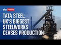 Tata Steel UK S Biggest Steelworks Officially Ends Production After More Than 100 Years