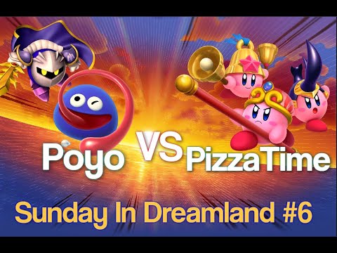 Poyo (Gooey/MK) vs Pizza Time (Staff/Beetle/Bell) - Kirby Fighters 2 - Sunday in Dream Land #6
