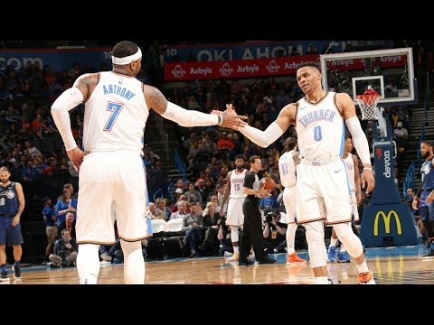 Russell Westbrook & Carmelo Anthony Tip-Off Ritual