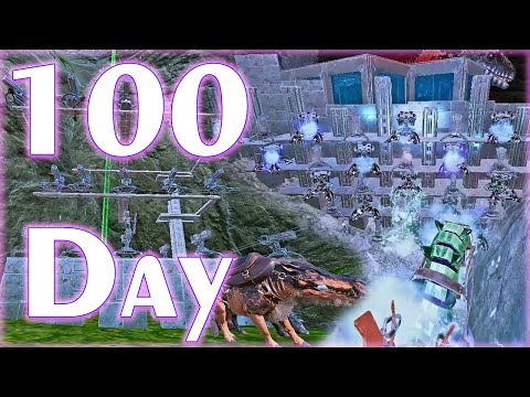 I Play 100 Days in Ark PvP 25x