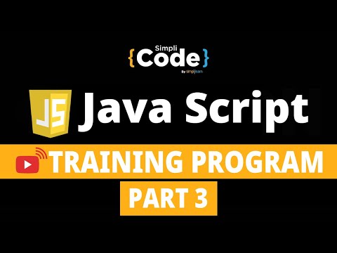 🔥javascript Training Program Part 3 Javascript For Beginners Javascript Course Simplicode