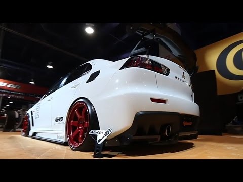 2008-2014 Mitsubishi Lancer EVO-10 Spyder Tail Lights at SEMA 2014