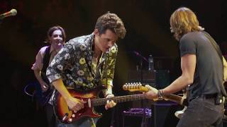 John Mayer with Keith Urban Don't Let Me down Live
