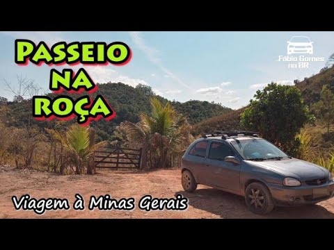 Passeio na Roça em Minas Gerais. Viagem de carro para Brás Pires MG. #parte13
