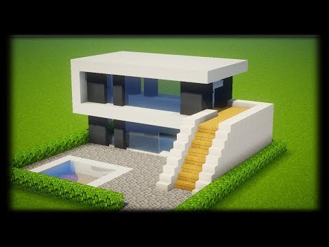 TUTO MAISON MODERNE FACILE A FAIRE | MINECRAFT