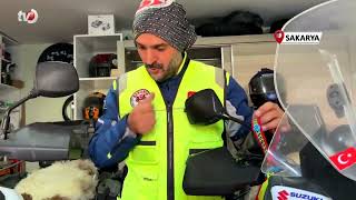 Sigarayı Bıraktı, Motosikleti İle 250 Bin Kilometre Yol Yaptı