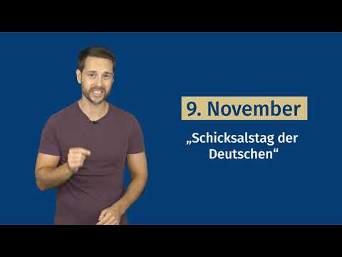 Der 9. November - "Schicksalstag der Deutschen"