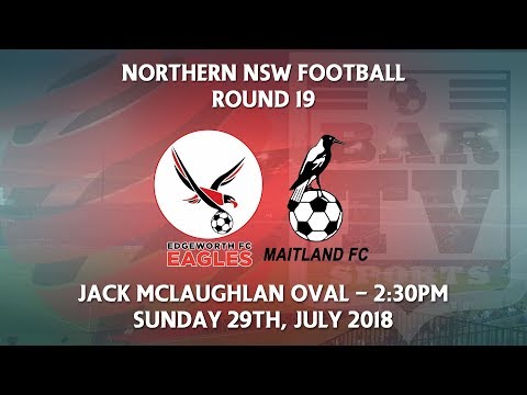 2018 NNSWF NPL Round 19 - Edgeworth Eagles FC v Maitland Magpies FC