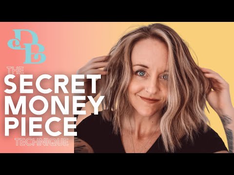 money piece highlight | how to do face framing...