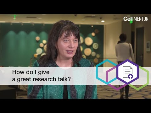 How do I give a great research talk? | Cell Mentor