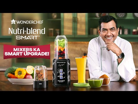 Nutri Blend Smart CKM Automatic Mixer Grinder with Dual Pulse Function|22000 RPM|100% Full Copper Motor|2 Unbreakable Jars|500 W|2 Years Warranty|Recipe book by Chef Sanjeev Kapoor| Black