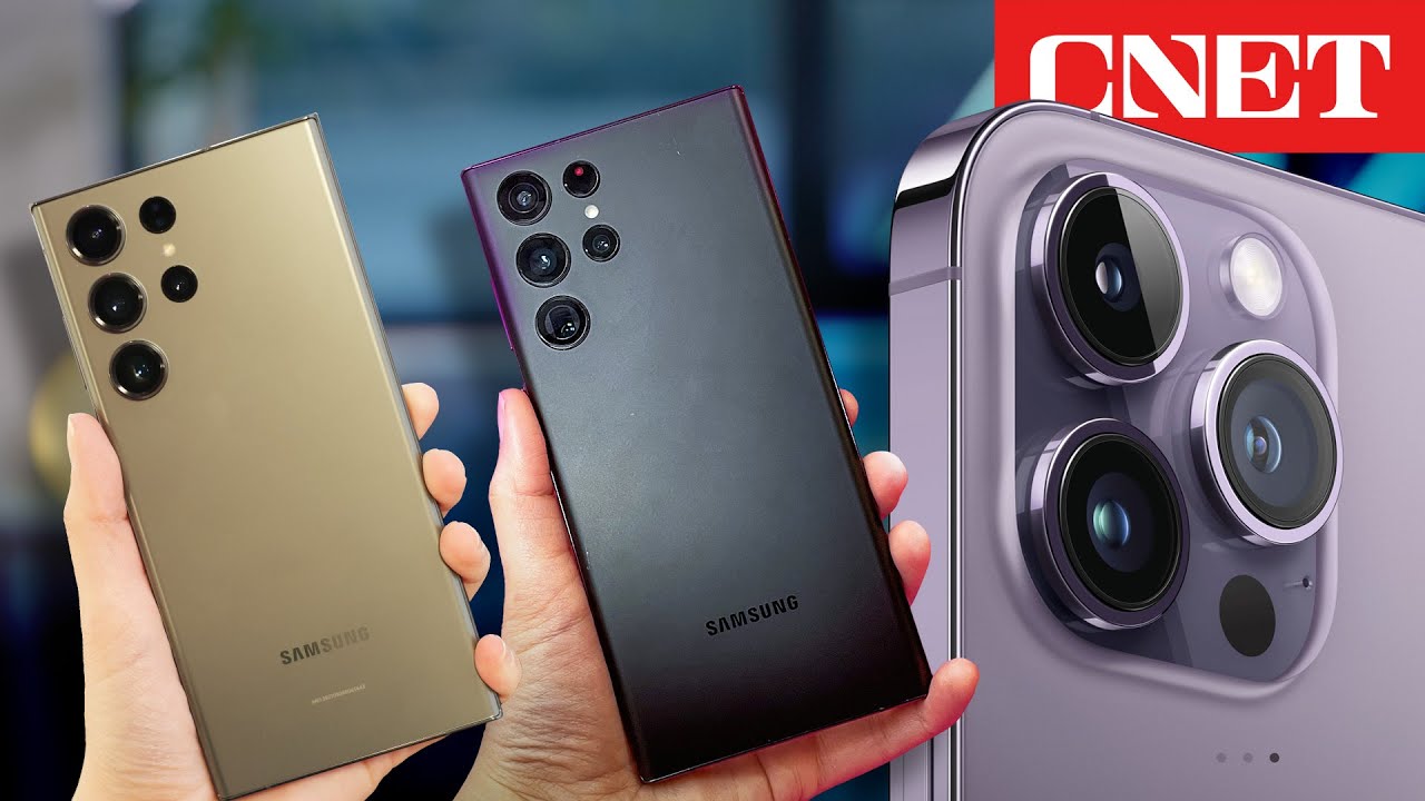 Samsung Galaxy S23 Ultra vs. Galaxy S22 Ultra vs. iPhone 14 Pro Max (Top Phones Compared) - Video