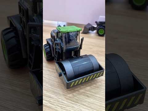 [ASMR] Unboxing & Review JCB Road Roller Transformers: Like it? #jcb #shorts #asmr