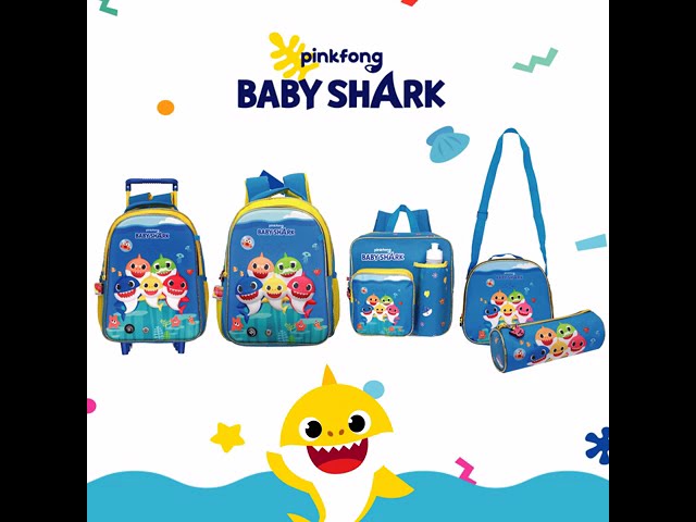 طقم 5 في 1 شنطة ظهر 16 انش أصفر - بينك فونج