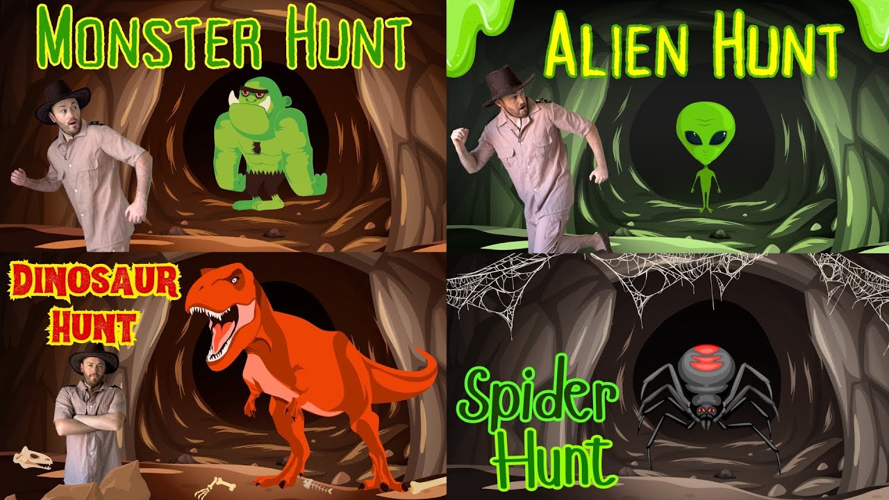 Spooky Fun Bear Hunt Compilation | Bear Hunt | Nursery Rhymes | Videos for Children